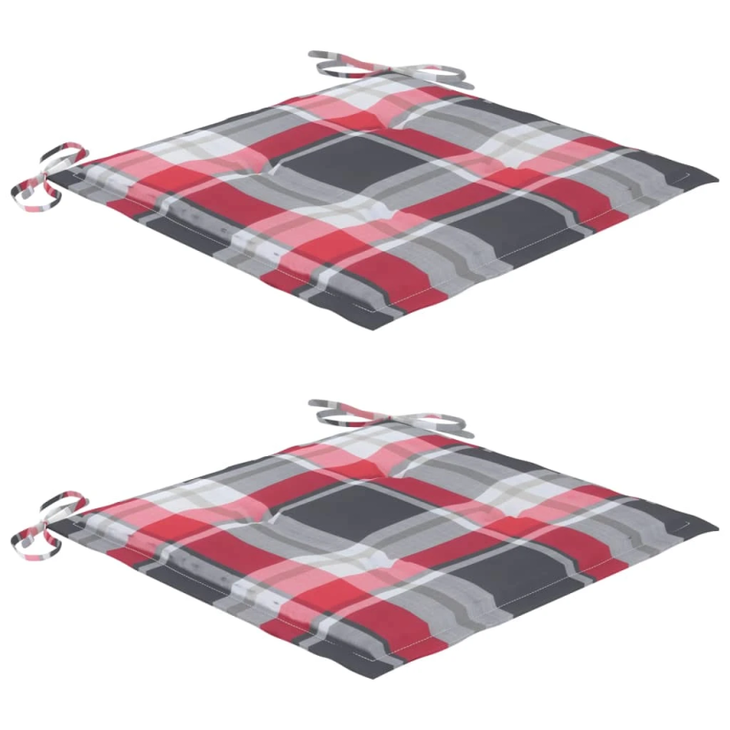 vidaXL saliekami dārza krēsli ar matračiem, 2 gab., bambuss