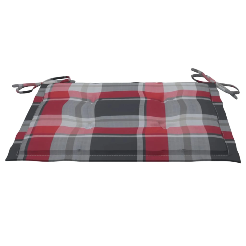 vidaXL saliekami dārza krēsli ar matračiem, 2 gab., bambuss