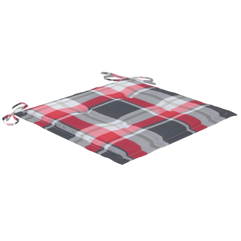 vidaXL saliekami dārza krēsli ar matračiem, 2 gab., bambuss