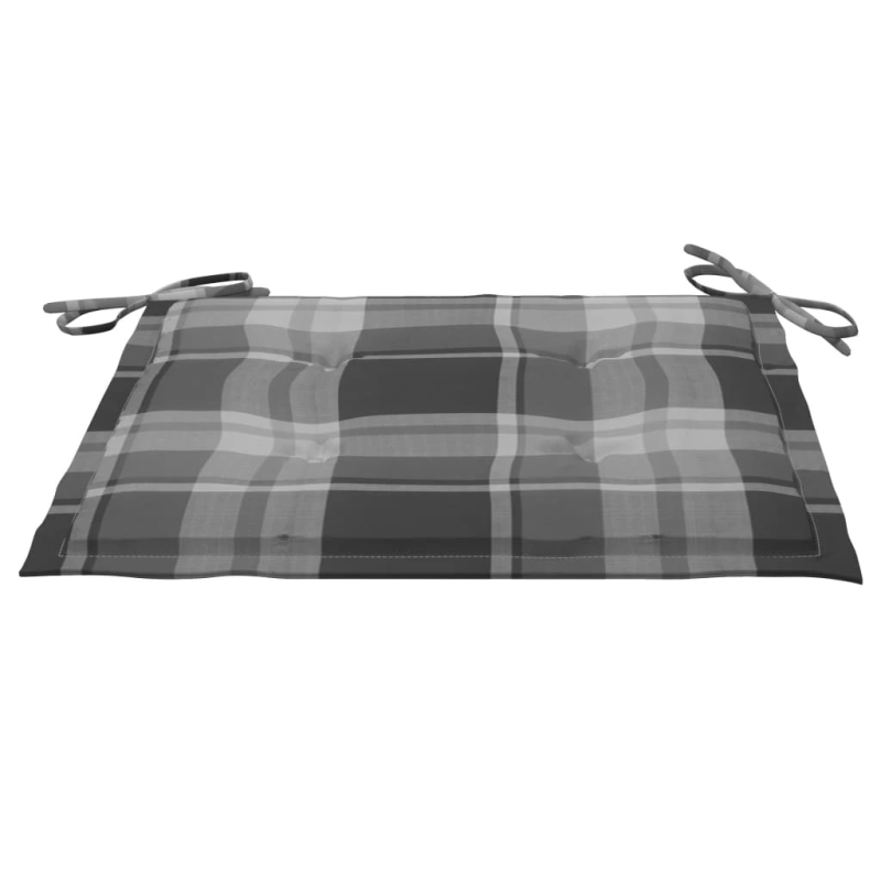 vidaXL saliekami dārza krēsli ar matračiem, 2 gab., bambuss