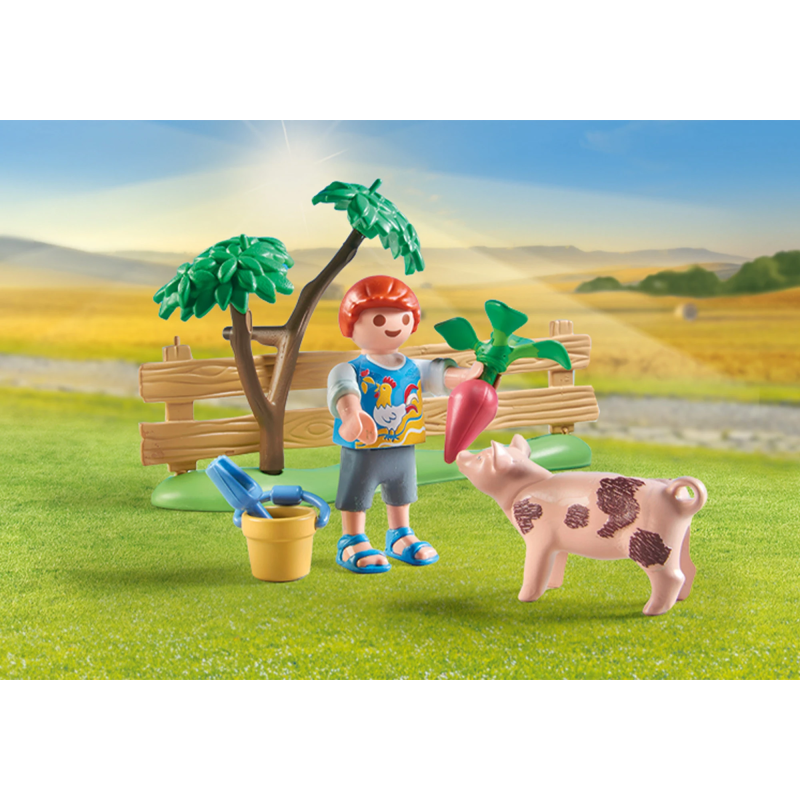 PLAYMOBIL COUNTRY Idillisks sakņu dārzs ar vecvecākiem 71443