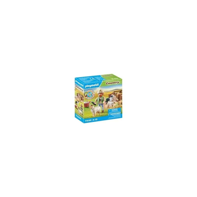 PLAYMOBIL COUNTRY Young Shepherd with flock of sheep 71444