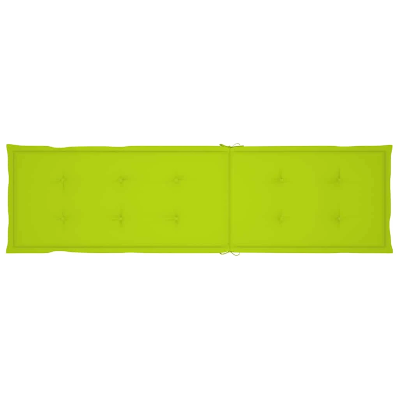 vidaXL atpūtas krēsls ar kāju balstu un matraci, akācijas masīvkoks