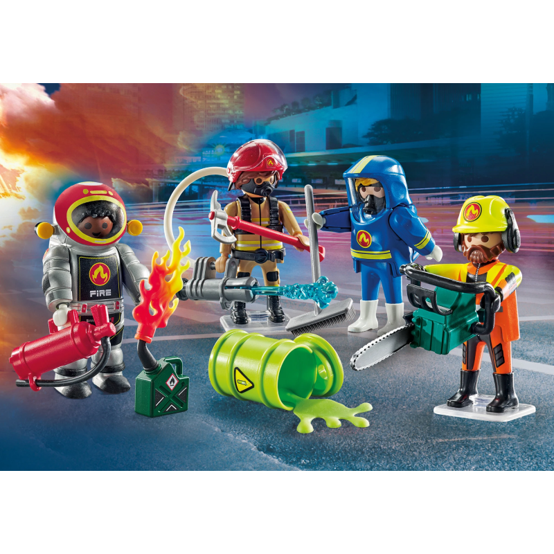 PLAYMOBIL ACTION HEROES My Figures: Ugunsdzēsēju glābšanas misija 71468