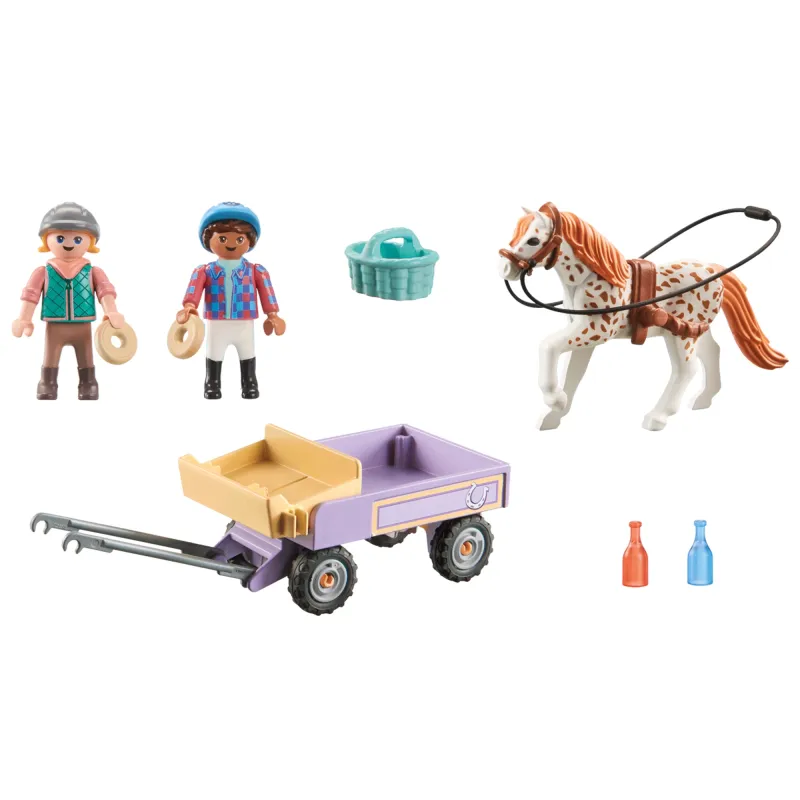 PLAYMOBIL HORSES OF WATERFALL Poniju rati 71496