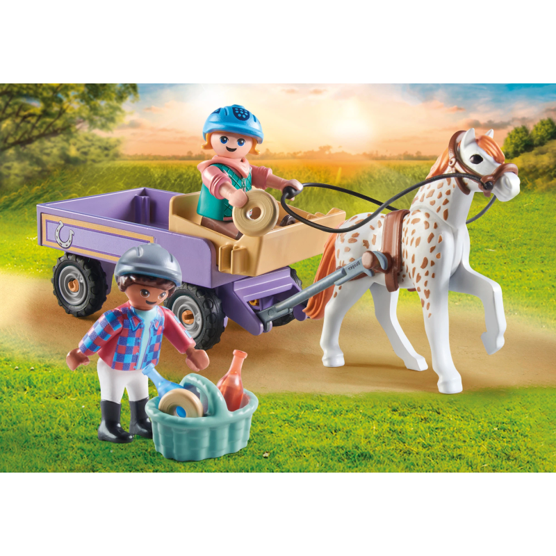 PLAYMOBIL HORSES OF WATERFALL Poniju rati 71496