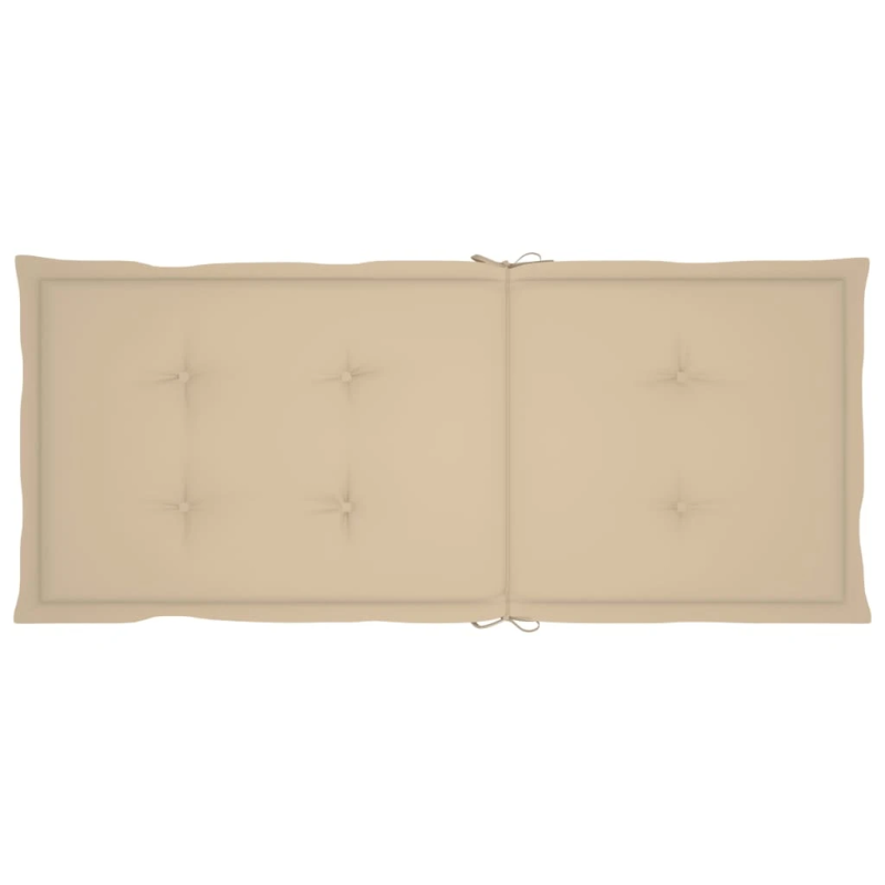 vidaXL saliekami dārza krēsli ar matračiem, 3 gab., akācijas masīvkoks