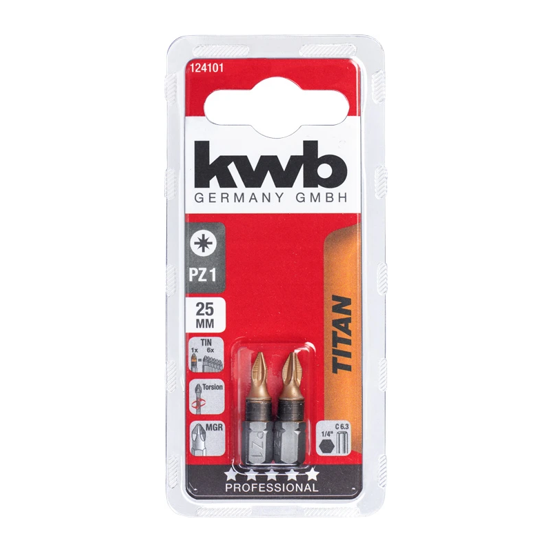 Skrūvgrieža uzgalis 25mm TITAN SB PZ2,2gb