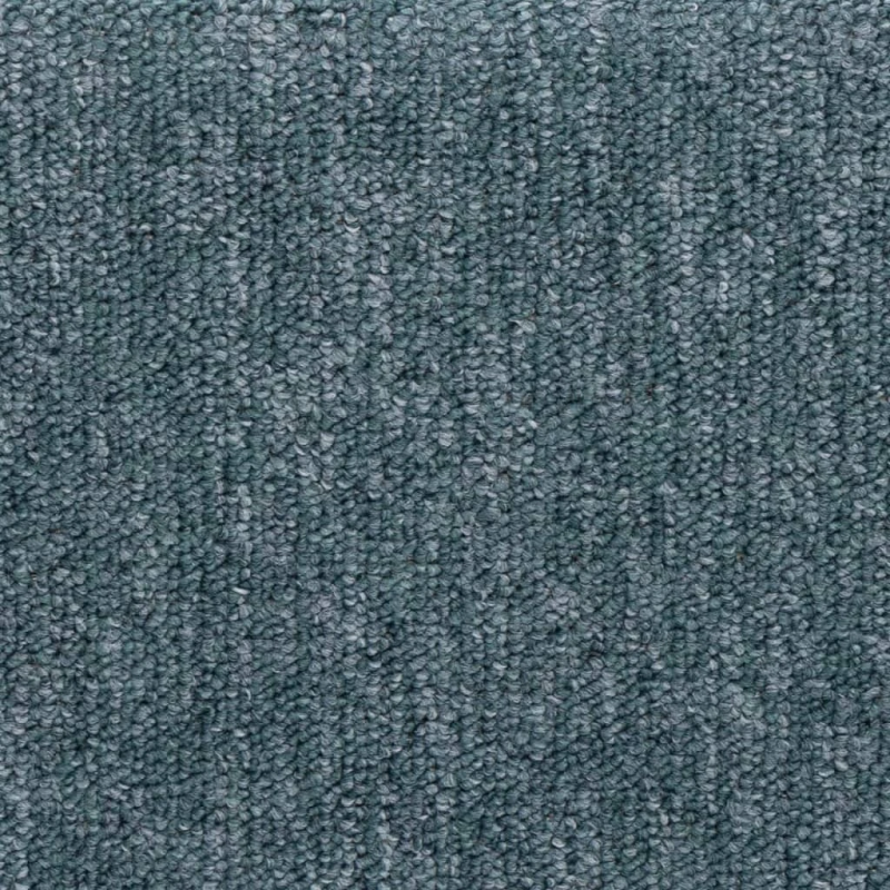 vidaXL kāpņu paklājiņi, 15 gab., 65x21x4 cm, tumši zaļi, taisnstūrveida mala