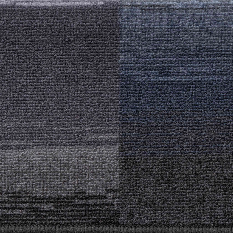 vidaXL kāpņu paklāji, 15 gab., pašlīmējoši, 65x21x4cm, melni un pelēki