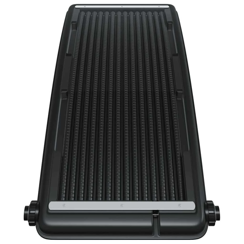 vidaXL saules baseina sildīšanas paneļi, 2 gab., izliekti, 110x65 cm