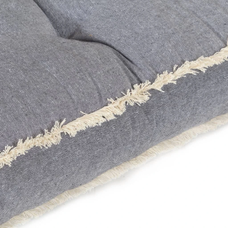 vidaXL palešu dīvāna matracis, 120x80x10 cm, zils