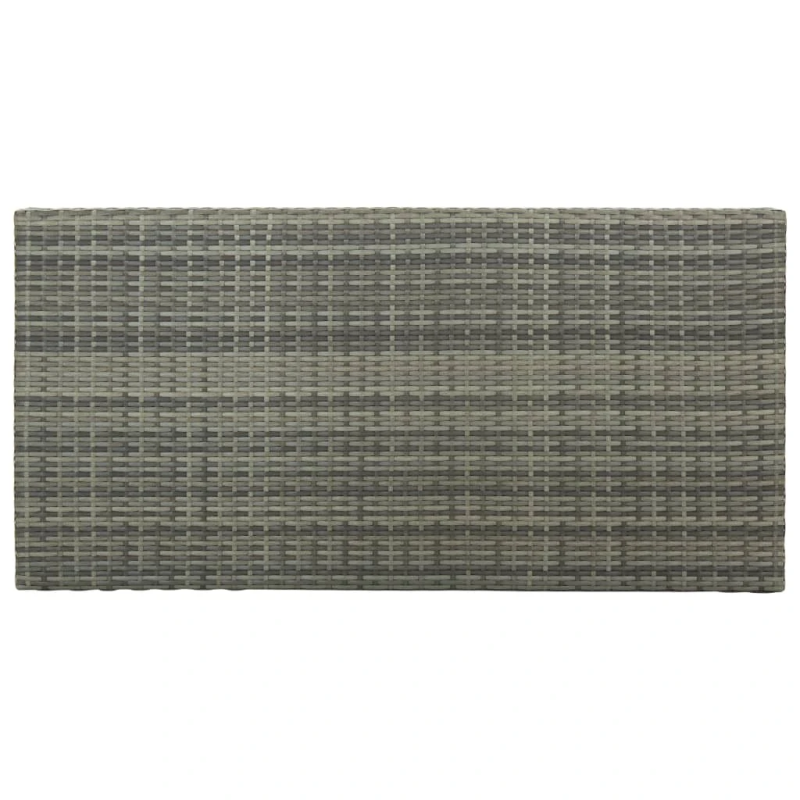 vidaXL 5-daļīgs dārza mēbeļu komplekts ar matračiem, PE rotangpalma