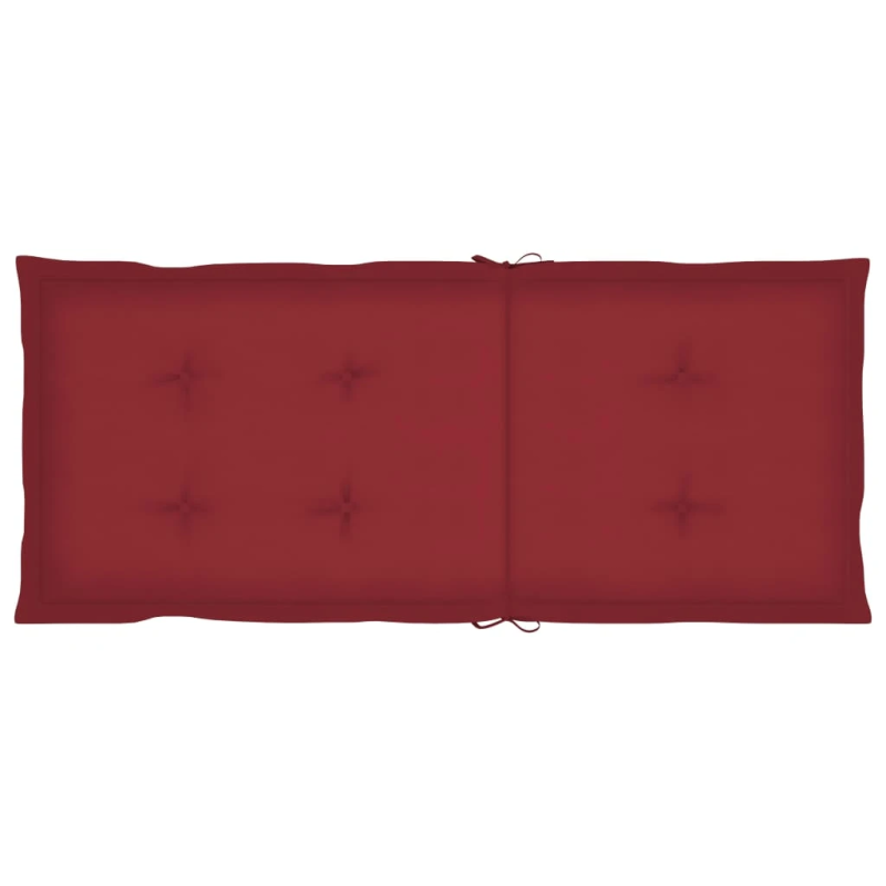 vidaXL atgāžami dārza krēsli ar matračiem, 4 gab., akācijas masīvkoks