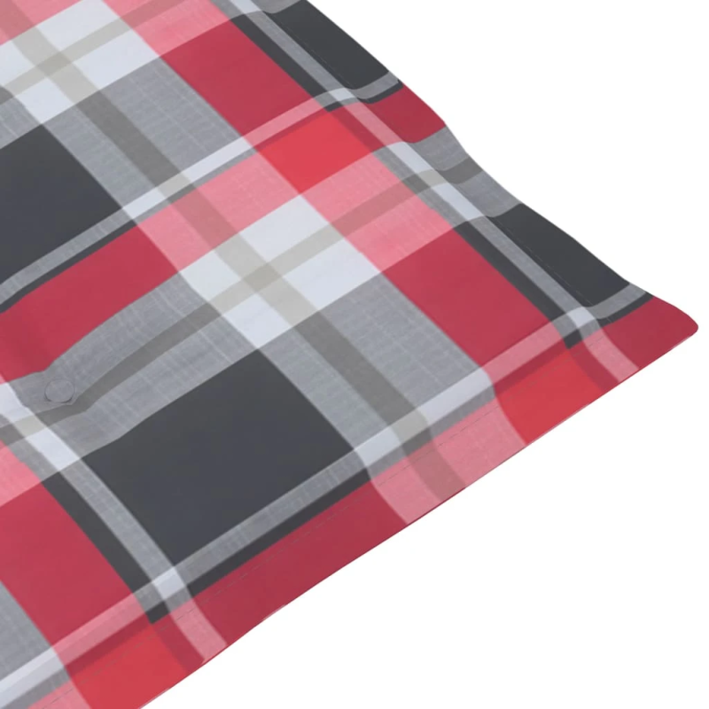 vidaXL atgāžami dārza krēsli ar matračiem, 4 gab., akācijas masīvkoks