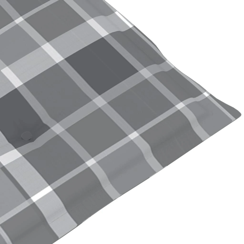 vidaXL dārza krēsli, matrači ar četrstūriem, 4 gab., masīvs tīkkoks