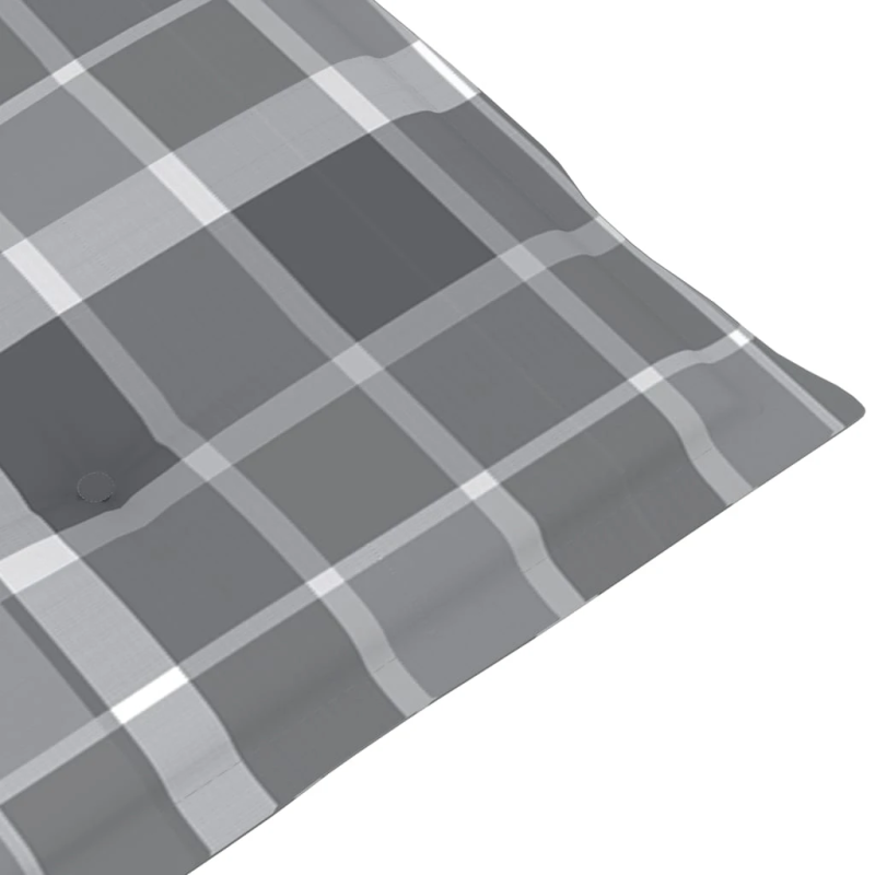 vidaXL dārza krēsli, matrači ar četrstūriem, 6 gab., masīvs tīkkoks