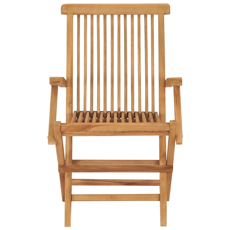 vidaXL dārza krēsli, gaiši zili matrači, 4 gab., masīvs tīkkoks