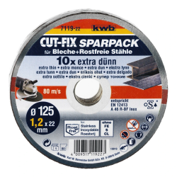 Griezējdisks metālam 125x1.2mm