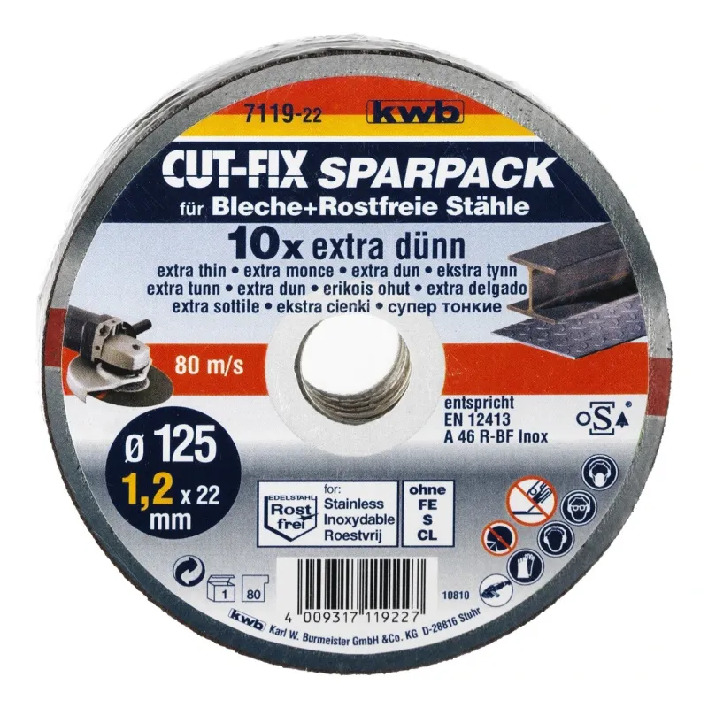 Griezējdisks metālam 125x1.2mm