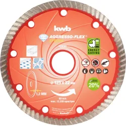 Dimanta disks KWB 125x1.2x22mm