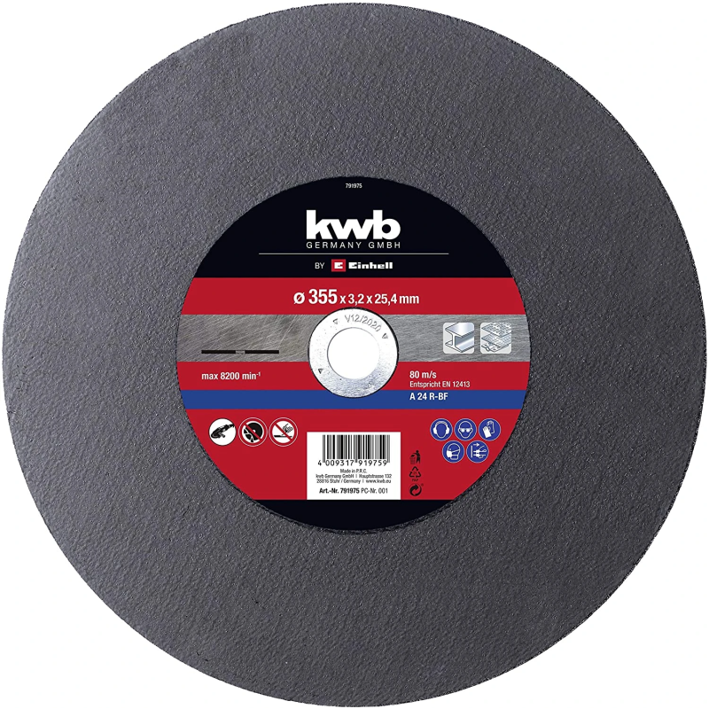 KWB by Einhell Abrazīvais disks metālam 355mm