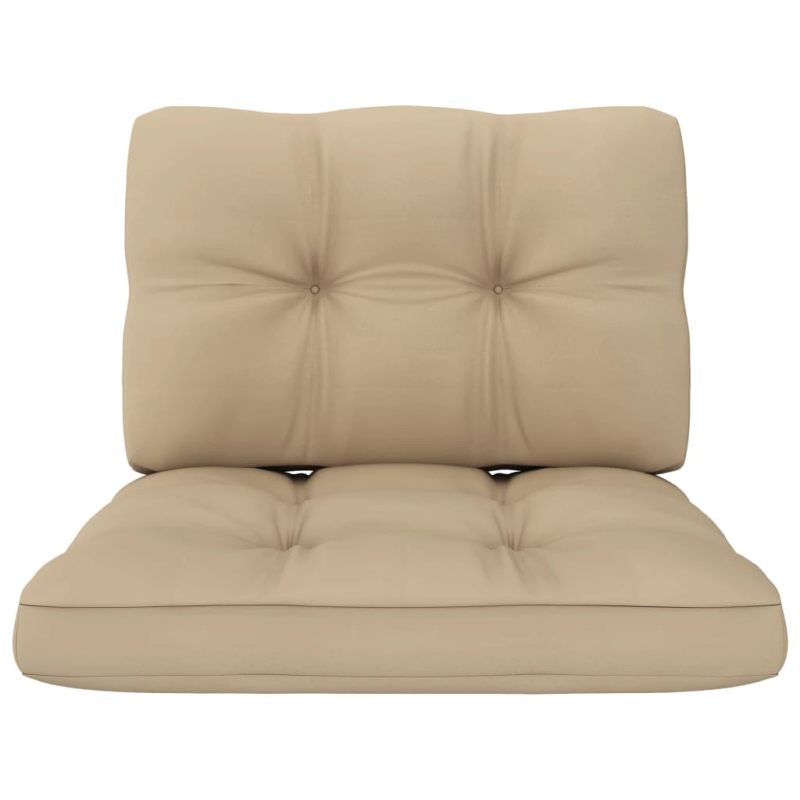 vidaXL 3-daļīgs dārza mēbeļu komplekts ar matračiem, impregnēta priede