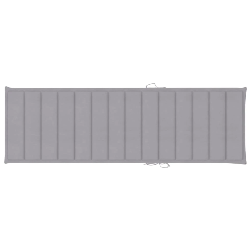 vidaXL sauļošanās zvilnis ar galdiņu un matraci, impregnēta priede