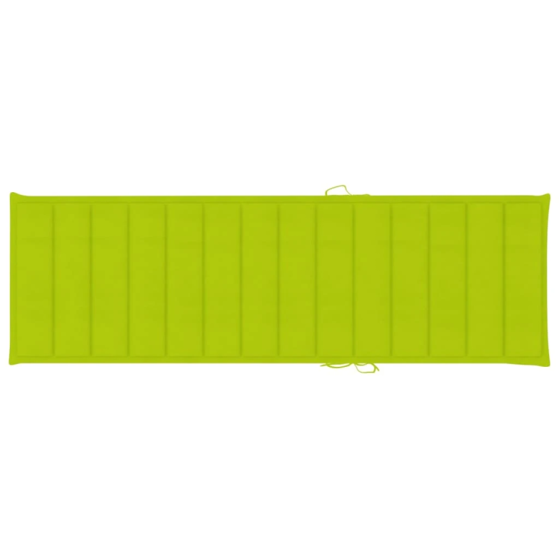 vidaXL divvietīgs sauļošanās zvilnis, zaļi matrači, impregnēta priede