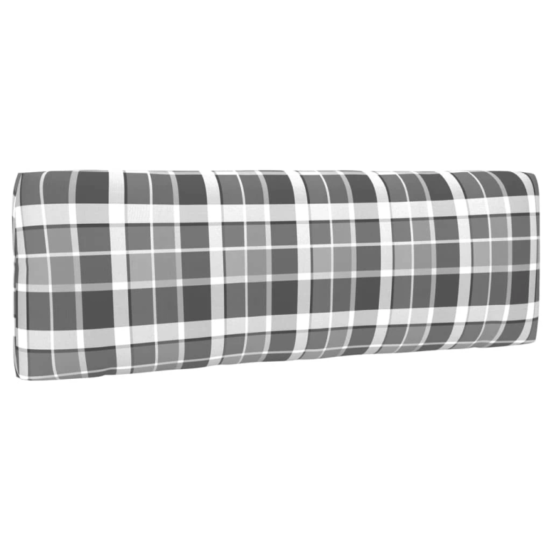 vidaXL vidējais dārza palešu dīvāns, melns, impregnēts priedes koks