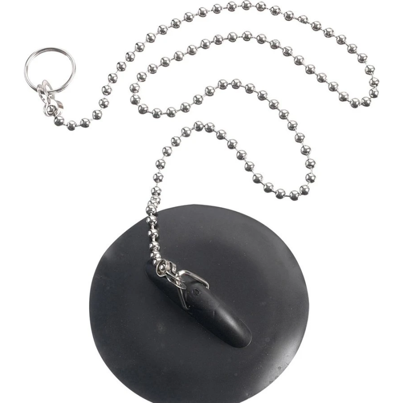 Korķis ar ķēdi izlietnei universāls