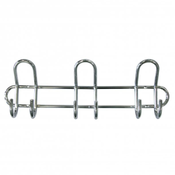 Pakaramais hromēts ar 6 āķiem, 39cm