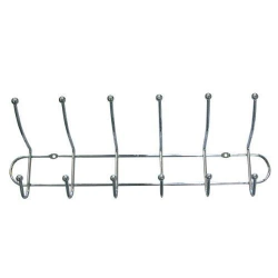 Kroomitud seinanagi 6 konksuga