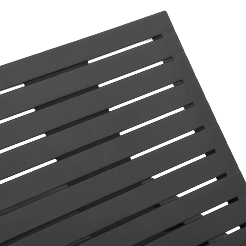 vidaXL sauļošanās zvilnis, antracītpelēka plastmasa