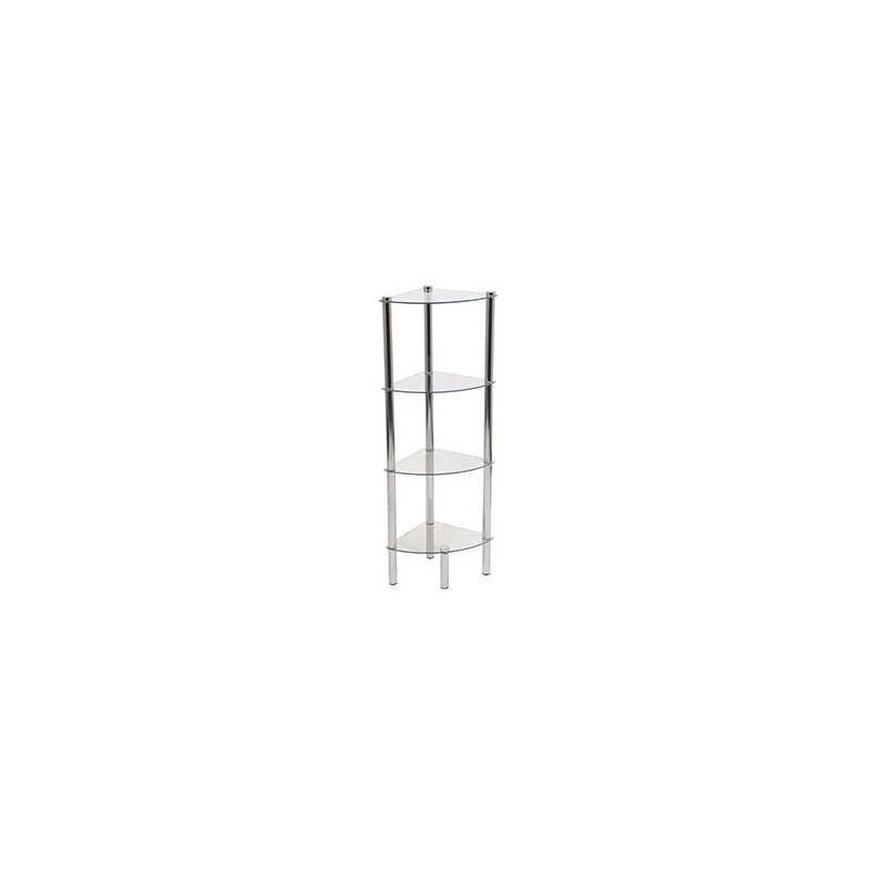 Plaukts stūra 4-stāvīgs stikla