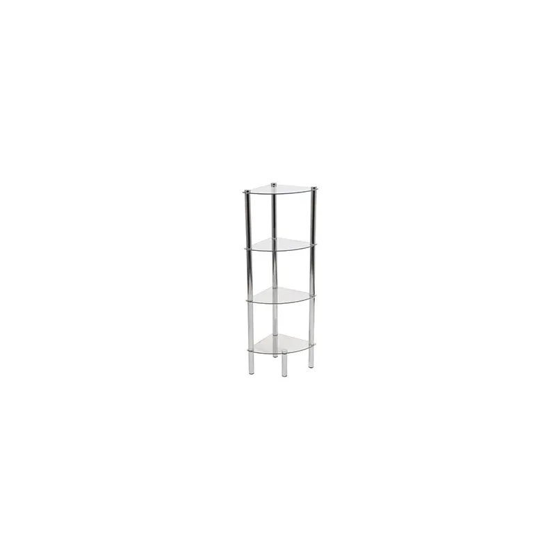 Plaukts stūra 4-stāvīgs stikla