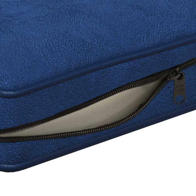 vidaXL dīvāns suņiem, zils, 72x45x30 cm, plīšs