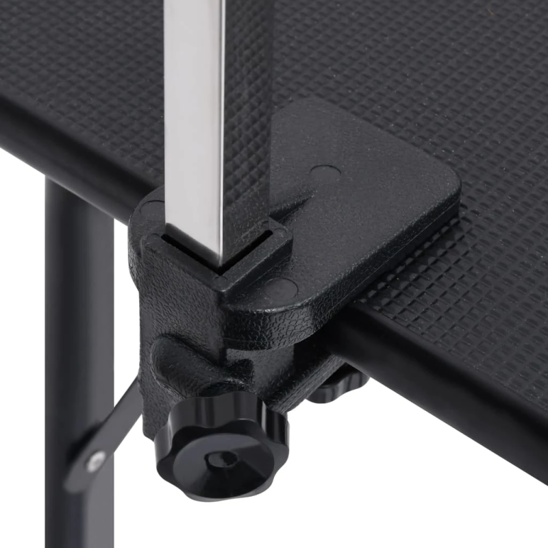 vidaXL regulējams suņu kopšanas galds ar cilpu un grozu