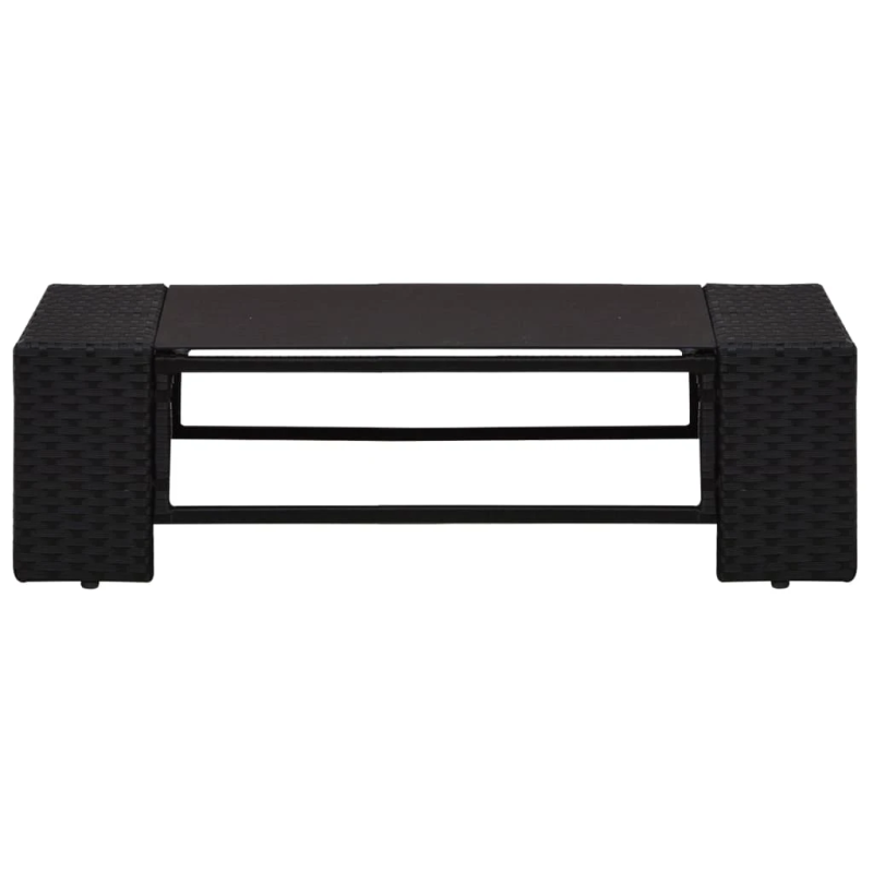 vidaXL 6-daļīgs dārza mēbeļu komplekts ar matračiem, PE rotangpalma