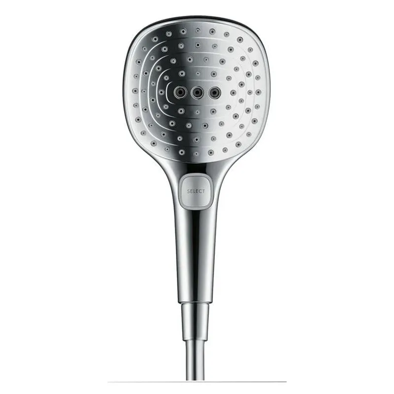 Dušas galviņa Hansgrohe Raindance Select E 120 3jet EcoSmart, hroma krās., 12 cm