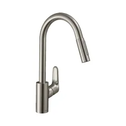 Кухонный смеситель Hansgrohe Focus 318158, хромовый цв.