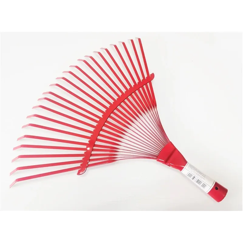 Lapu grābeklis vēdekļa HG1181, bez kāta, 390 mm, sarkana krās.