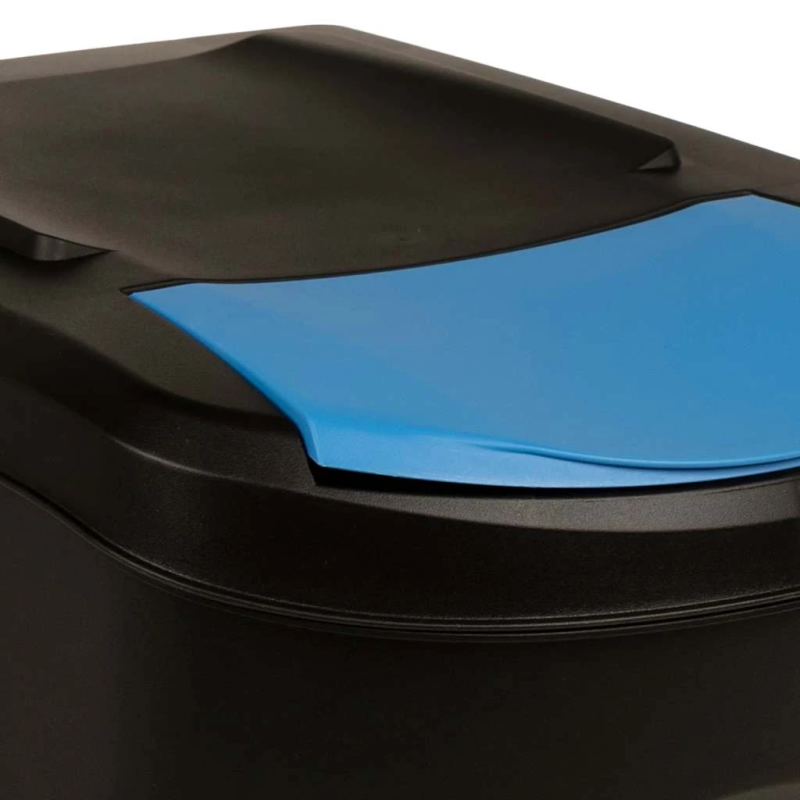 vidaXL miskates, 4 gab., sakraujamas, antracītpelēkas, 100 L