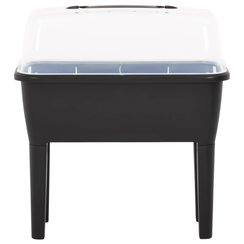 vidaXL augstā puķu kaste, 77x38,7x82 cm, PP