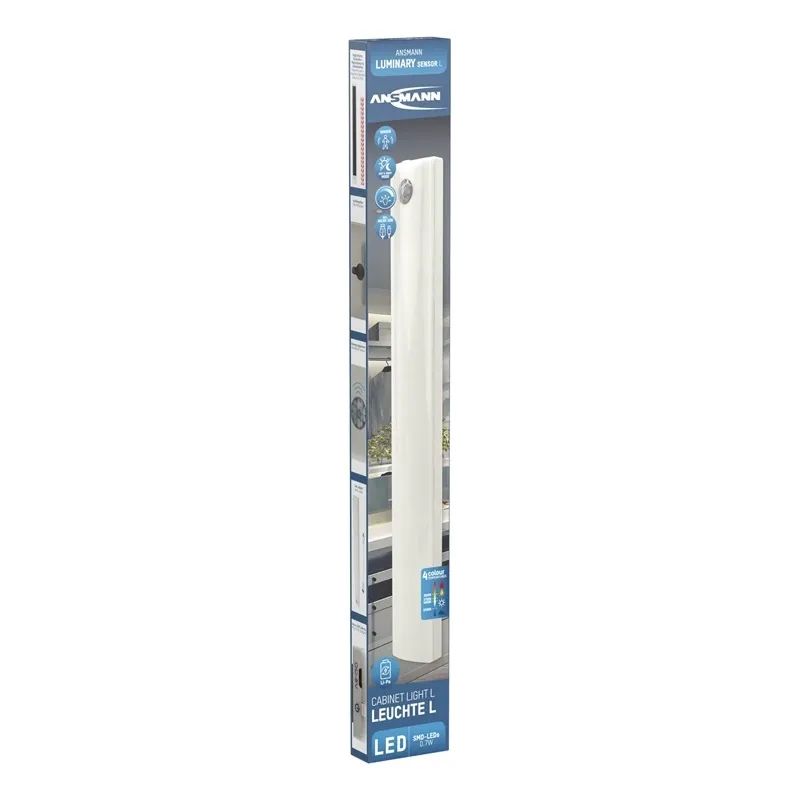 Valgusti mööbli-seinale paigaldatav, akuga laetav Ansmann Cabinet, LED, 3000 - 6500 °K, 1 x 0.7 W