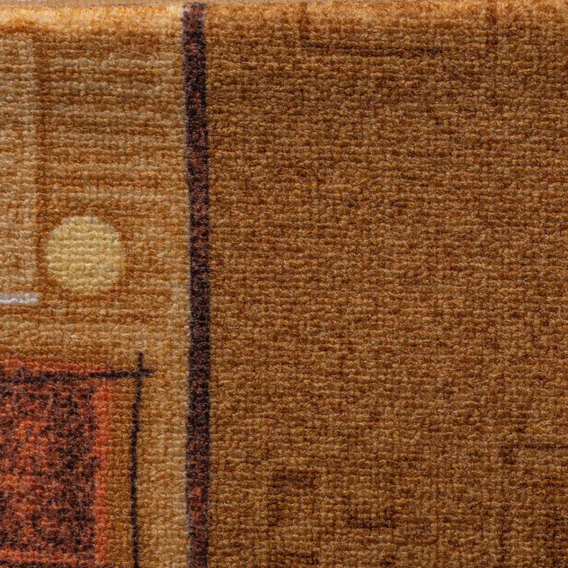 vidaXL kāpņu paklāji, 5 gab., pašlīmējoši, 65x21x4 cm, bēši