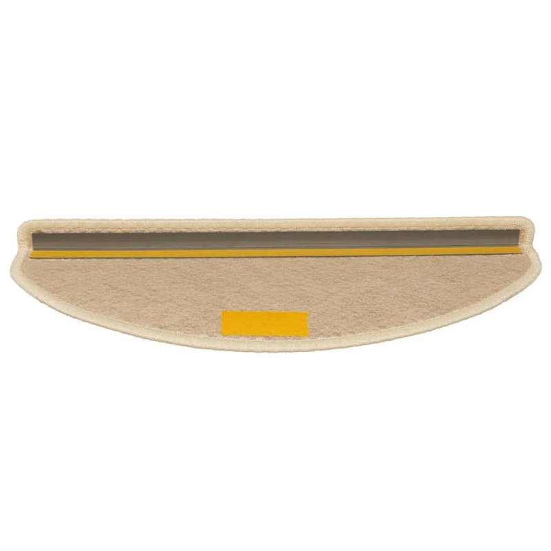 vidaXL kāpņu paklāji, 15 gab., pašlīmējoši, 65x21x4 cm, berberu