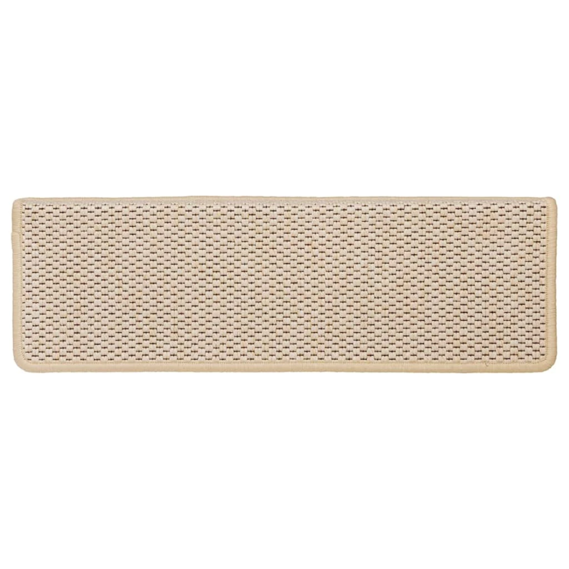 vidaXL kāpņu paklāji, 15 gab., pašlīmējoši, 65x21x4 cm, Berber