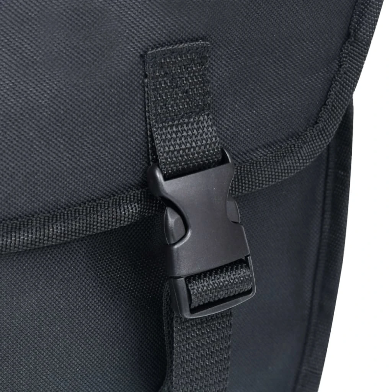 vidaXL velosipēda soma bagāžniekam, ūdensdroša, 21 L, melna