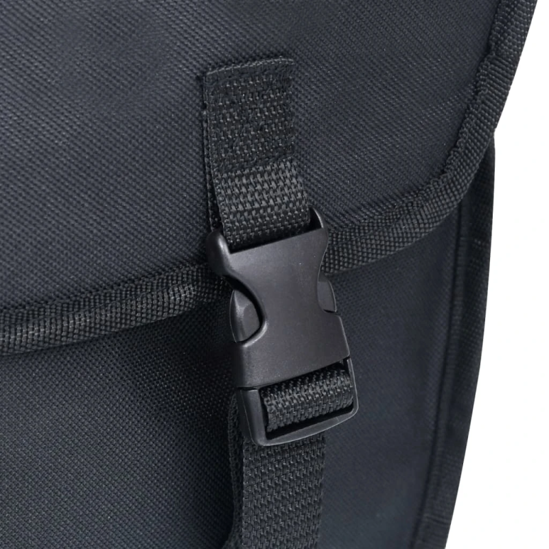 vidaXL velosipēda soma bagāžniekam, ūdensdroša, 21 L, melna